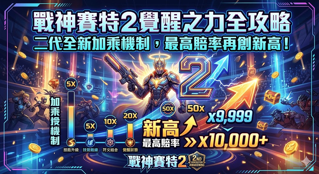 戰神賽特2覺醒之力全攻略：二代全新加乘機制，最高賠率再創新高！
