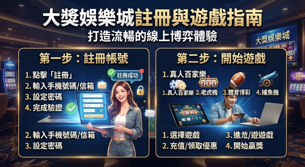 註冊與遊戲指南：打造流暢的線上博弈體驗