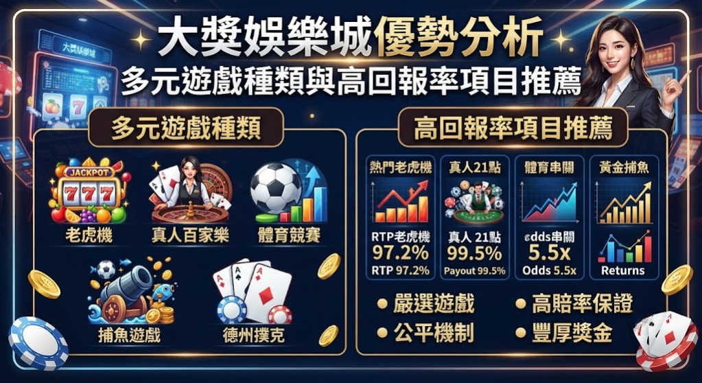 多元遊戲種類與高回報率項目推薦 多元遊戲種類與高回報率項目推薦