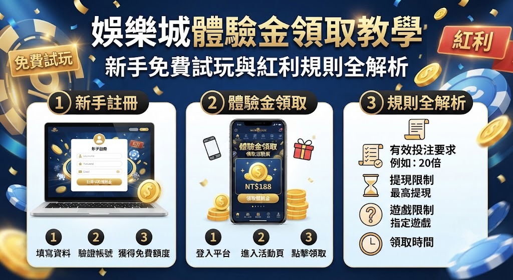 新手免費試玩與紅利規則全解析 新手免費試玩與紅利規則全解析