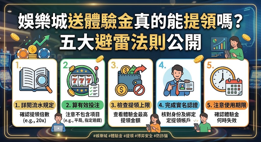 立即查看娛樂城體驗金提領真相,掌握防坑避雷關鍵 立即查看娛樂城體驗金提領真相,掌握防坑避雷關鍵